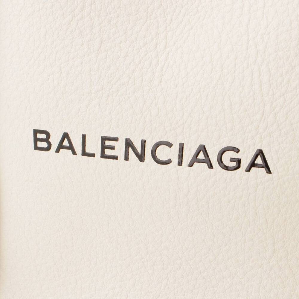 Balenciaga Leather Tote Bag White - Picture 6 of 8